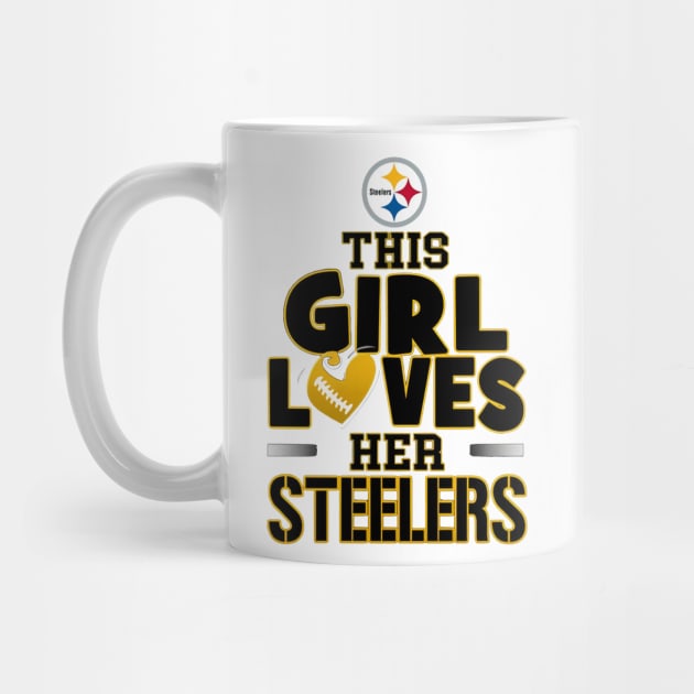 This Girl Loves He Steelers by Distefano